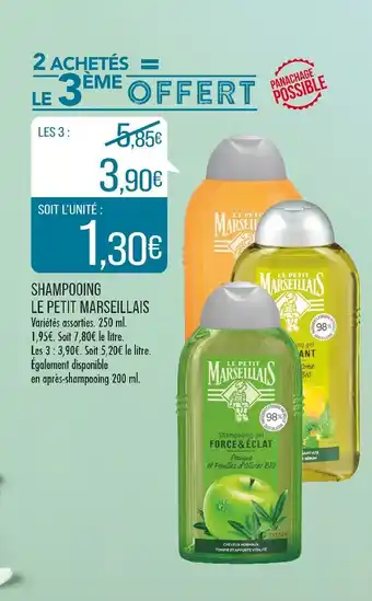 Match LE PETIT MARSEILLAIS SHAMPOOING offre