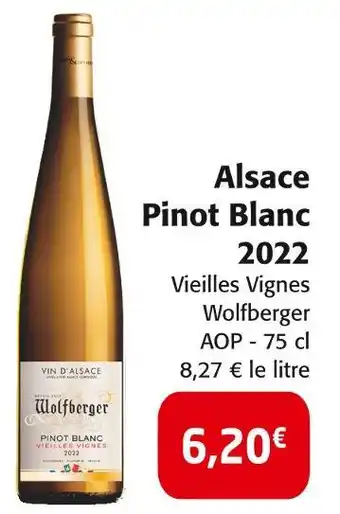 Colruyt Wolfberger Alsace Pinot Blanc 2022 offre