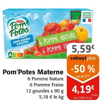 Colruyt Materne Pom'Potes offre