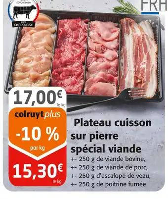 Colruyt Plateau cuisson sur pierre spécial viande offre