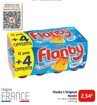 Colruyt Nestlé Flanby L’Original offre