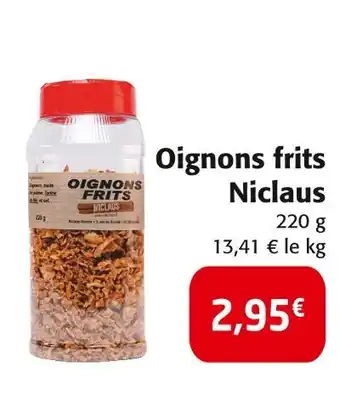 Niclaus Oignons frits