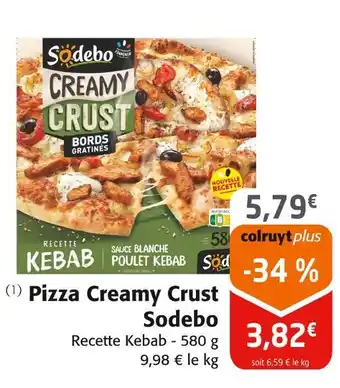 Colruyt Sodebo Pizza Creamy Crust offre