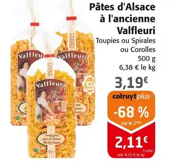 Colruyt Valfleuri Pâtes d'Alsace à l'ancienne offre