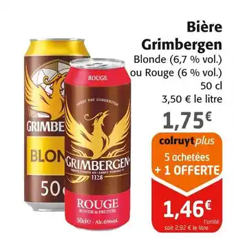 Colruyt Grimbergen Bière offre
