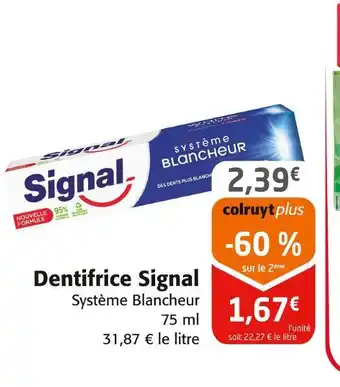 Colruyt Signal Dentifrice offre