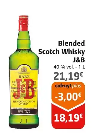 Colruyt J&B Blended Scotch Whisky offre