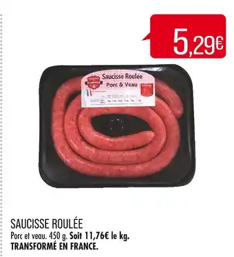 Match Charcuterie des Flandres SAUCISSE ROULÉE offre