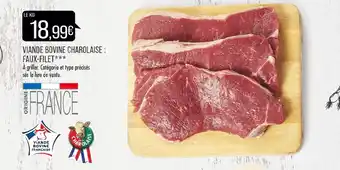 Match VIANDE BOVINE CHAROLAISE : FAUX-FILET offre
