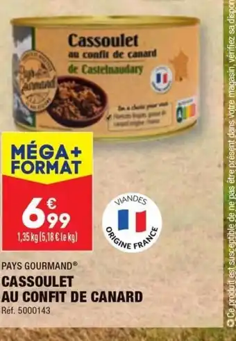 Cassoulet au confit de canard