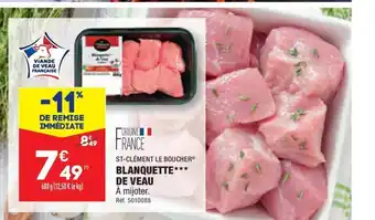 ALDI BLANQUETTE DE VEAU offre