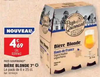 ALDI BIÈRE BLONDE 7° offre
