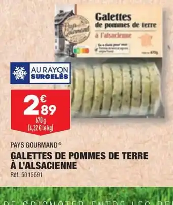 ALDI GALETTES DE POMMES DE TERRE À L'ALSACIENNE offre