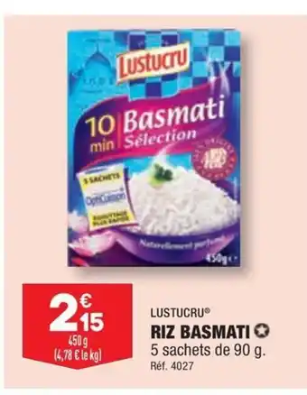 ALDI RIZ BASMATI offre