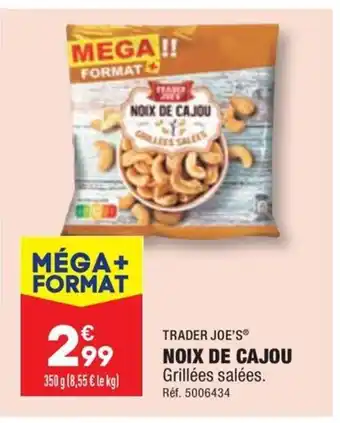 ALDI NOIX DE CAJOU offre