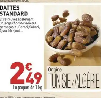 Grand Frais DATTES STANDARD offre