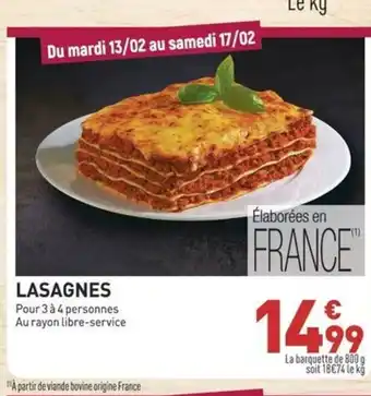 LASAGNES