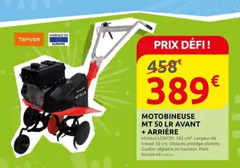 Rural Master MOTOBINEUSE MT 50 LR AVANT +ARRIÈRE offre