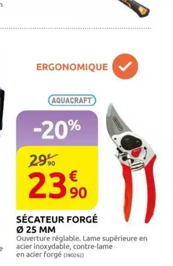 Rural Master SÉCATEUR FORGÉ offre