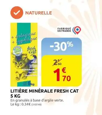 Rural Master LITIÈRE MINÉRALE FRESH CAT offre