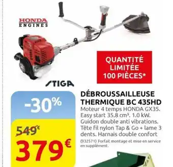 Rural Master DÉBROUSSAILLEUSE THERMIQUE BC 435HD offre