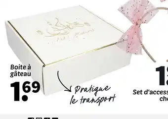 Boite Ă gĂąteau