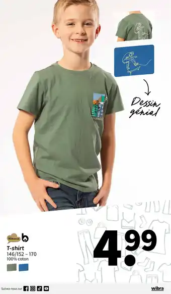 Wibra T-shirt offre