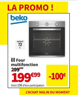 Conforama BEKO FOUR MULTIFONCTION BBIE12100X offre