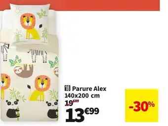 Conforama PARURE ALEX 140X200 CM offre