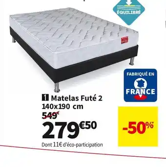 Conforama NIGHTITUDE MATELAS RESSORTS FUTÉ 2 offre