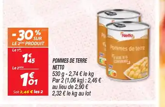 Netto POMMES DE TERRE NETTO offre