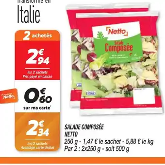Netto SALADE COMPOSÉE NETTO offre