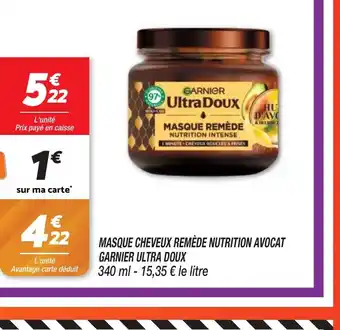 Netto MASQUE CHEVEUX REMÈDE NUTRITION AVOCAT offre