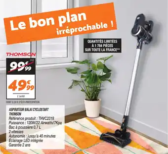 Netto ASPIRATEUR BALAI CYCLOSTART THOMSON offre