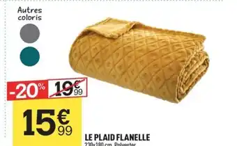 Centrakor LE PLAID FLANELLE offre