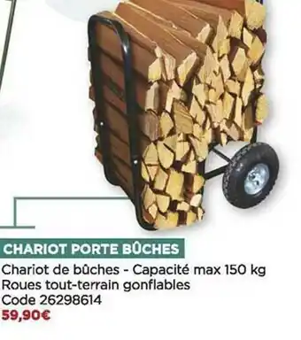 Chariot Porte Bûches