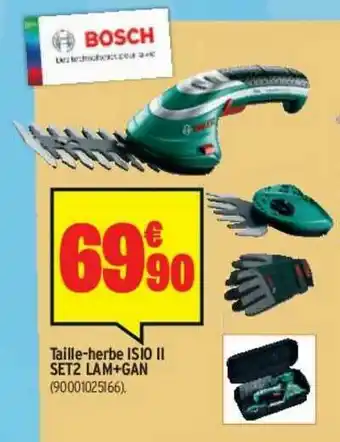 Bricorama Taille-herbe Isio II Set2 Lam+gan offre