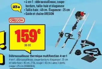 Bricorama Débroussailleuse Thermique Multifonction 4-en-1 offre