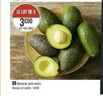 Casino Supermarchés Avocat Pré-mûri offre