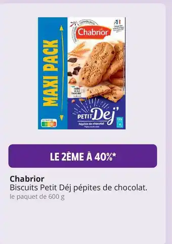 Intermarché Hyper Biscuits Petit Déj Pépites De Chocolat Chabrior offre