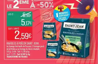 Ravioles à Poêler Saint-jean