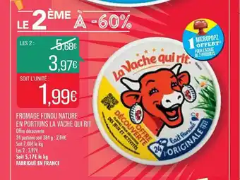 Match Fromage Fondu Nature En Portions La Vache Qui Rit offre