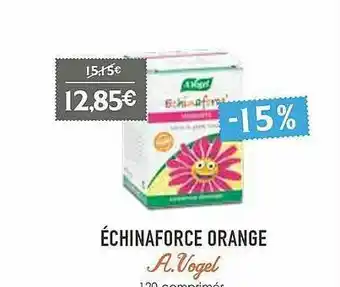 Naturalia échinaforce Orange A. Vogel offre