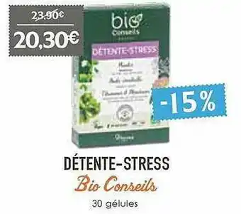 Naturalia Détente-stress Bio Conseils offre