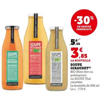 Super U GIRAUDET SOUPE offre