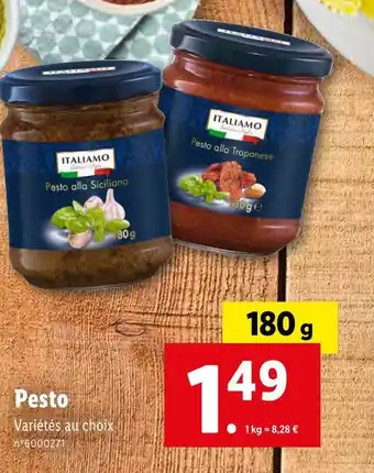 Lidl ITALIAMO Pesto offre
