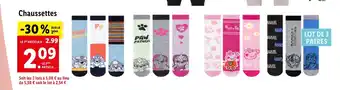 Lidl 3 Chaussettes enfant offre