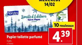 Lidl Floralys Papier toilette parfumé offre