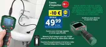 Lidl PARKSIDE Caméra d’inspection offre