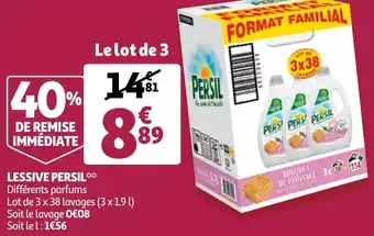 Auchan Lessive persil offre